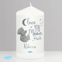 Personalised Love You to the Moon & Back Me to You Pillar Candle Extra Image 1 Preview